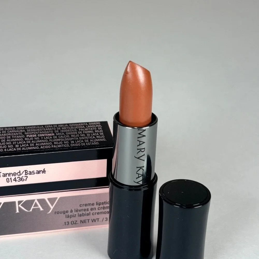 NEW Set of (2) Mary Kay‎ TANNED Creme Lipstick 014367 NOS .13 oz